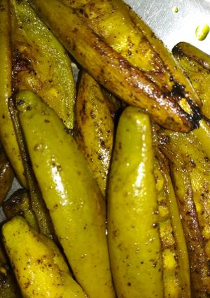 A picture of Pointed gourd fry.