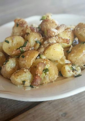 A picture of Shallots Roasted Potato.