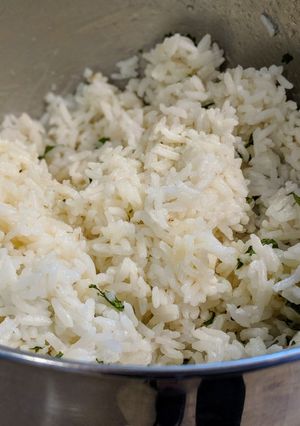 A picture of Cilantro Lime Rice.