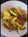 Tumis kikil dan soleng