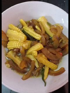 Foto resep Tumis kikil dan soleng
