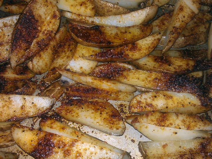 Recipe spicy potato wedges which Delicious