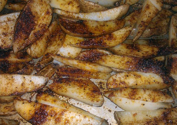 Easiest Way to Make Quick spicy potato wedges