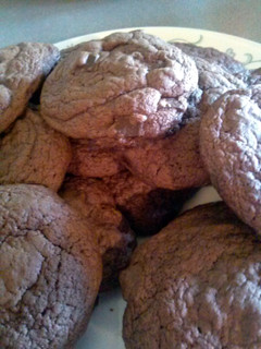 A picture of Double Chocolate Chip Cookies.