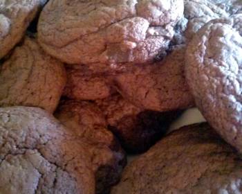 Popular Cuisine Double Chocolate Chip Cookies Delicious Steady