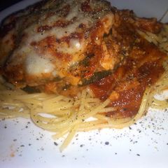 A picture of zucchini parmesan.