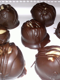 A picture of cookie dough truffles.
