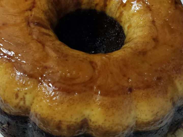 Recipe Chocoflan flan cake the Can Spoil the Tongue So Delicious