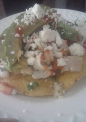 A picture of Brad's homemade ceviche.