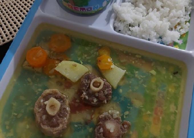 Cara Gampang Membuat Sop Buntut, makanan anak, mpasi Anti Gagal