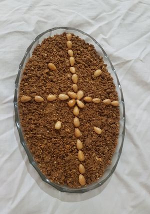 صورة لوصفة سفوف صحي بالشوفان و بدون سكر