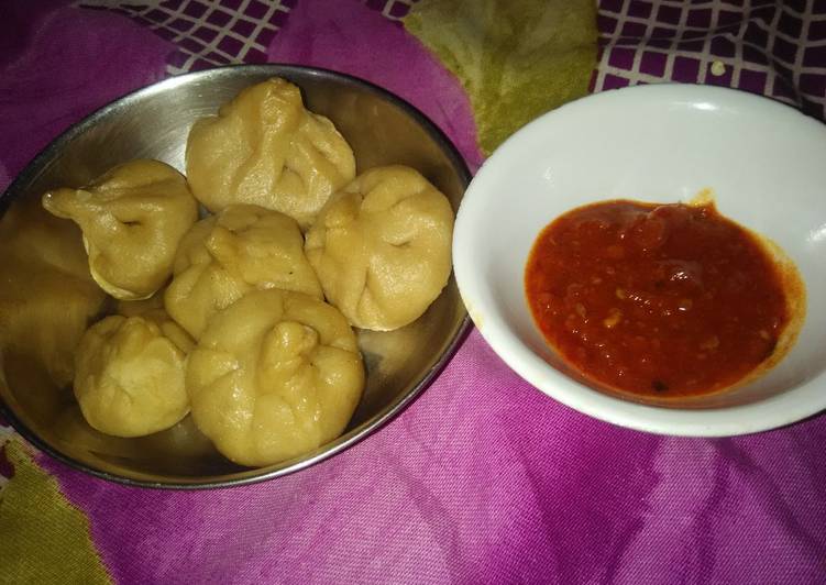 How to Prepare Quick Veg momos with flour (aata)