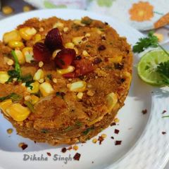 Multigrain bread corn upma A picture of Multigrain bread corn upma.