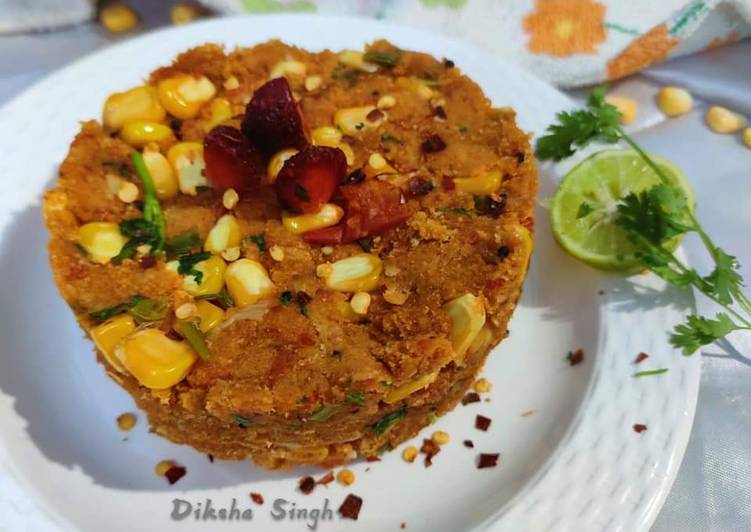 Recipe of Ultimate Multigrain bread corn upma