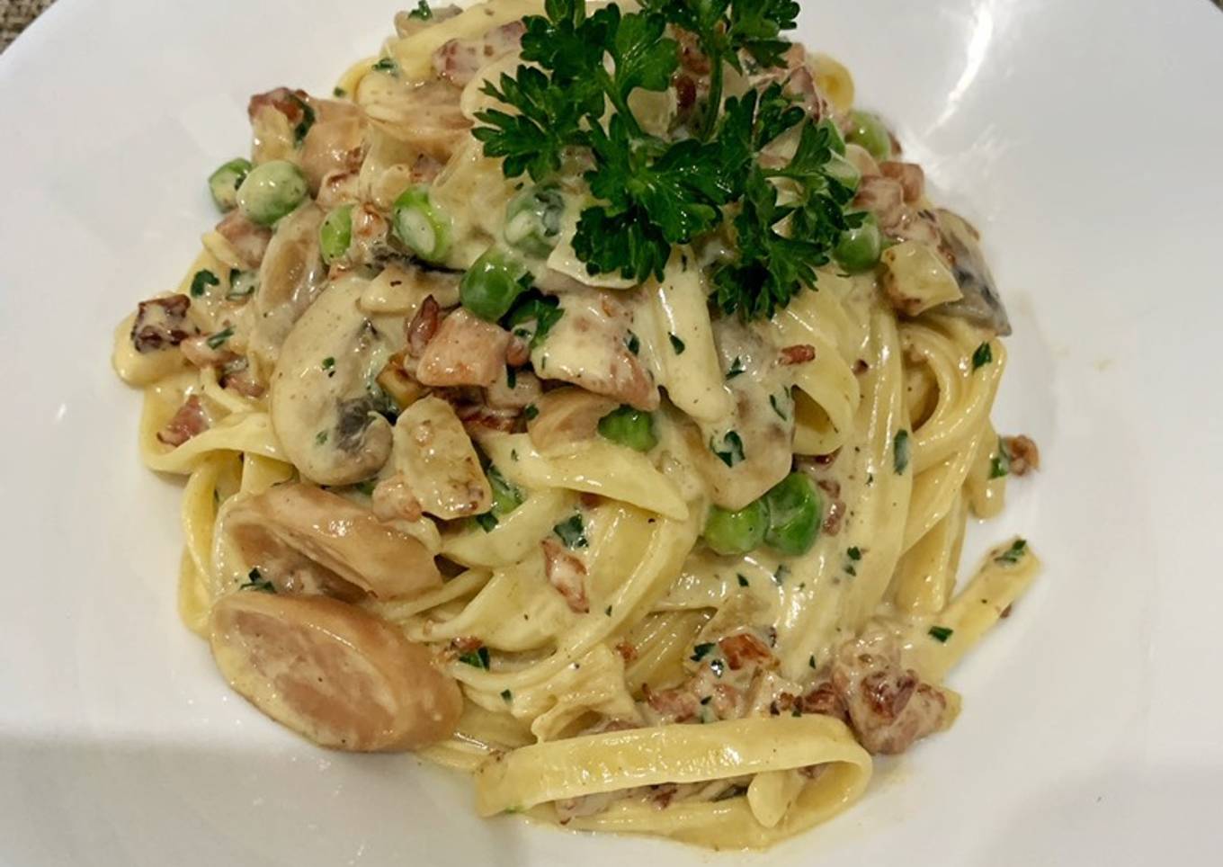 Fettuccine alfredo