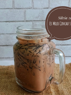 Foto resep Es Milo Cincau serut 07.06.18 #Bikinramadhanberkesan