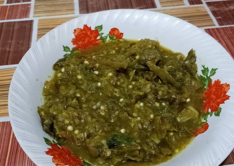 Sambel ijo ala rumah makan padang