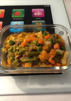 Una foto de Menestra de verduras Robot Quigg