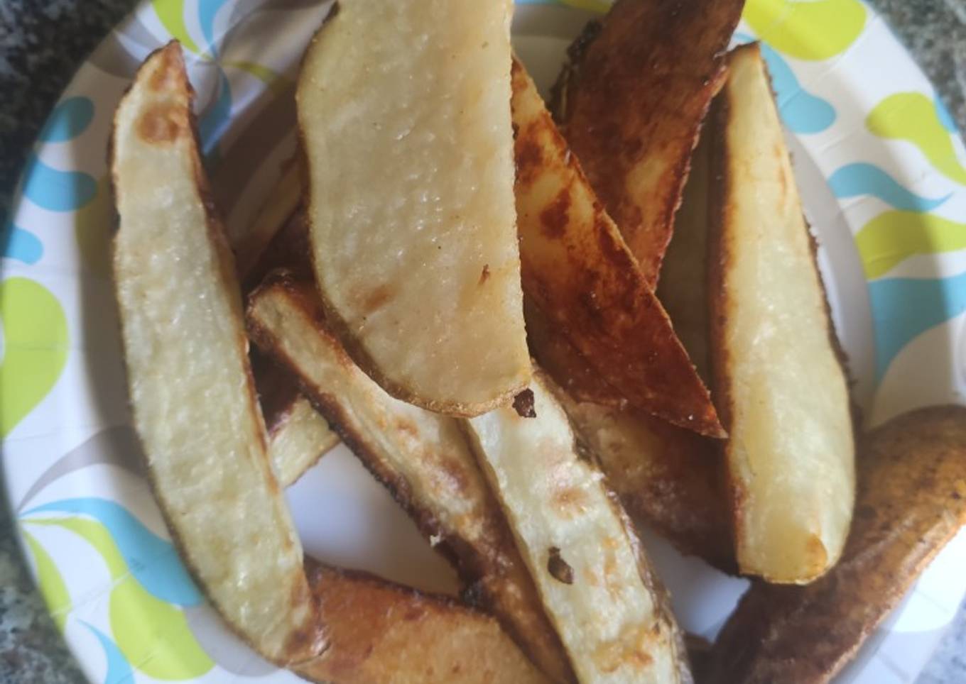 Simple potato wedges