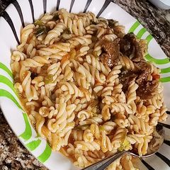 A picture of Jollof Macaroni.