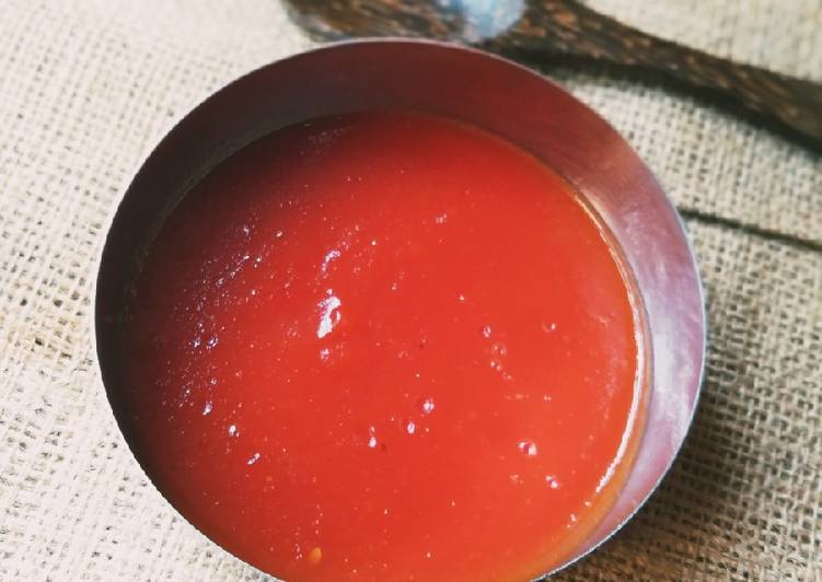 Cara Bikin Saus tomat homemade Enak dan Antiribet