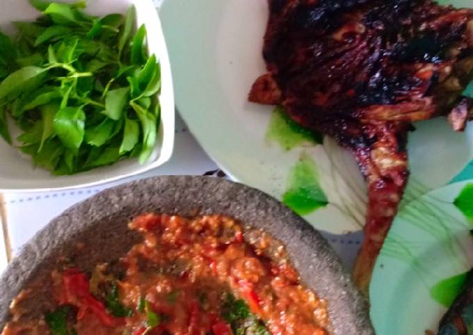 Resep Ayam Bakar kecap sambel kemangi Anti Gagal