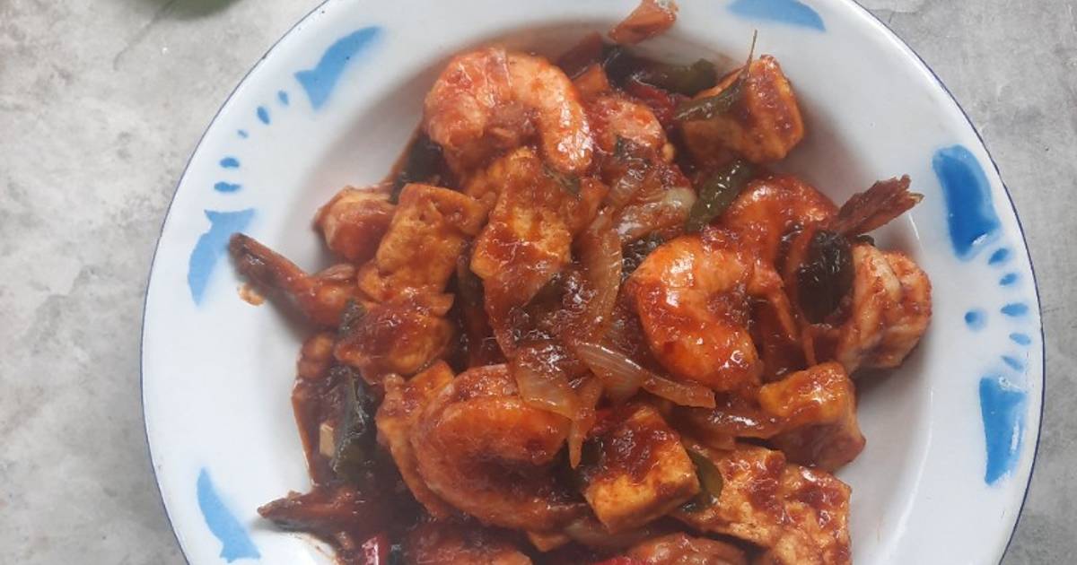 Resep Sambal Goreng Bumbu Kari Udang Dan Tahu Mudah dan Praktis Dihidangkan
