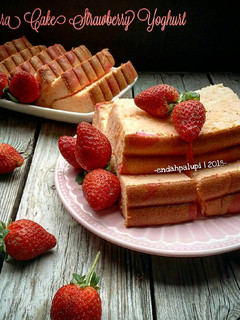 Foto resep Ogura Cake Strawberry Yoghurt