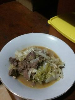 Foto resep Diet mayo hari 1 - Tumis daging blackpaper (makan malam)