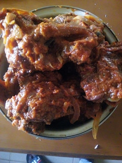 A picture of Peppered chicken.
