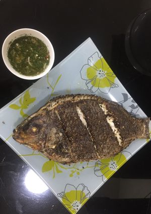 Hình của món Cá nướng mắc khén.