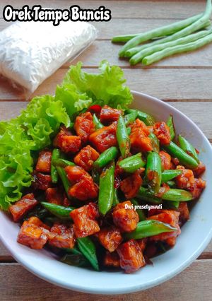 Foto resep Orek tempe buncis