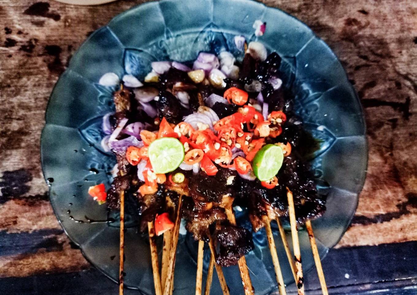 Sate kambing teflon