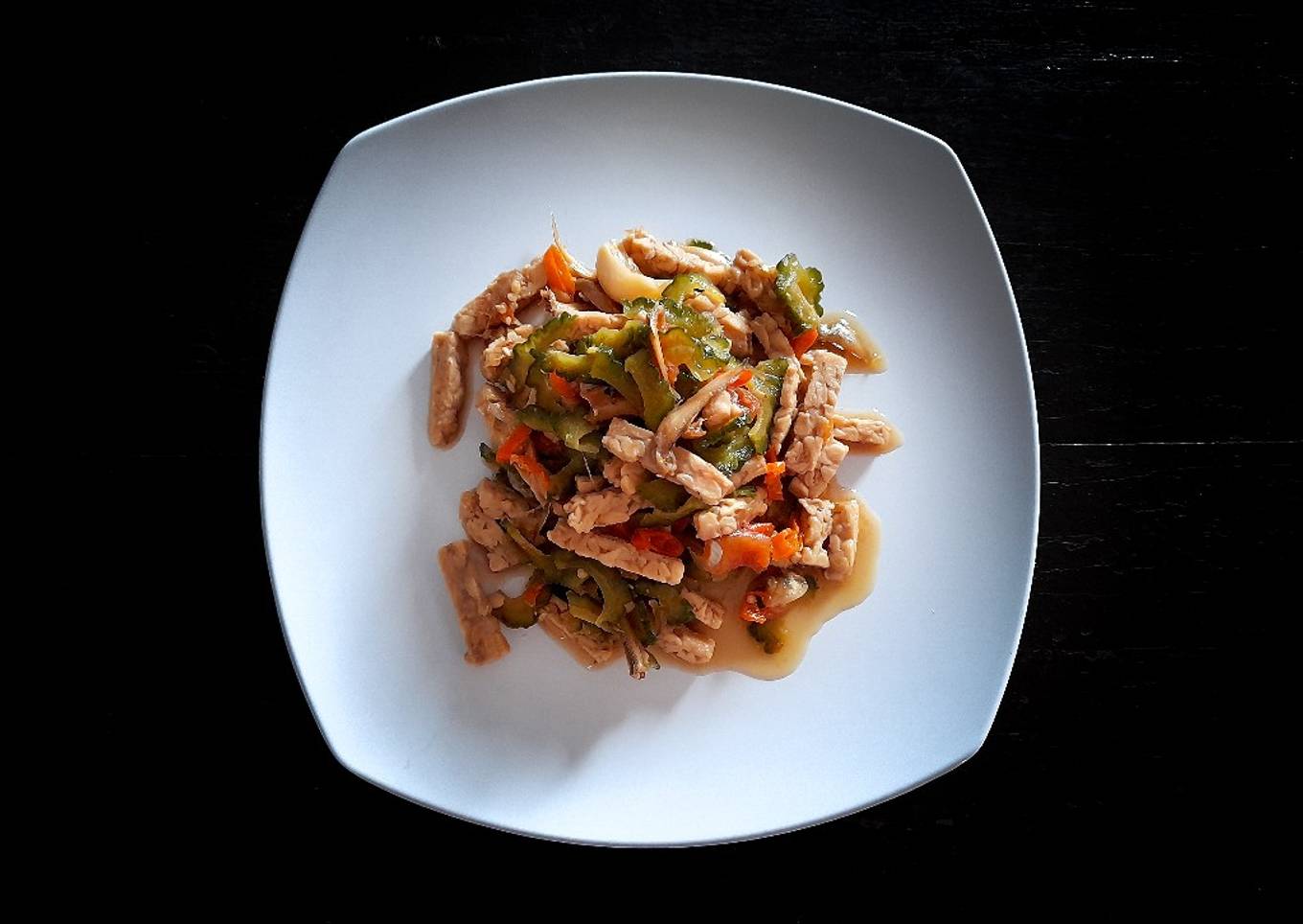 Pare Tempe Teri Bumbu Sangrai