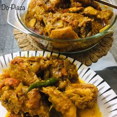 A picture of Chicken do-piyaza.