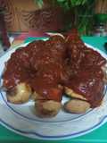 Currywurst alemán casero