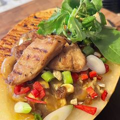 A picture of Vegetarian Chicken & Melon Curry.