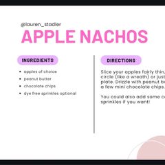 A picture of Apple nachos.