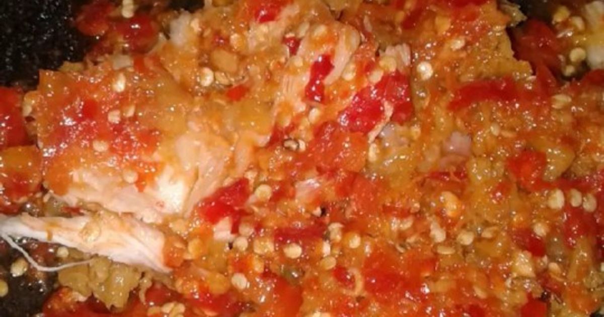 Ayam geprek mantab kilat