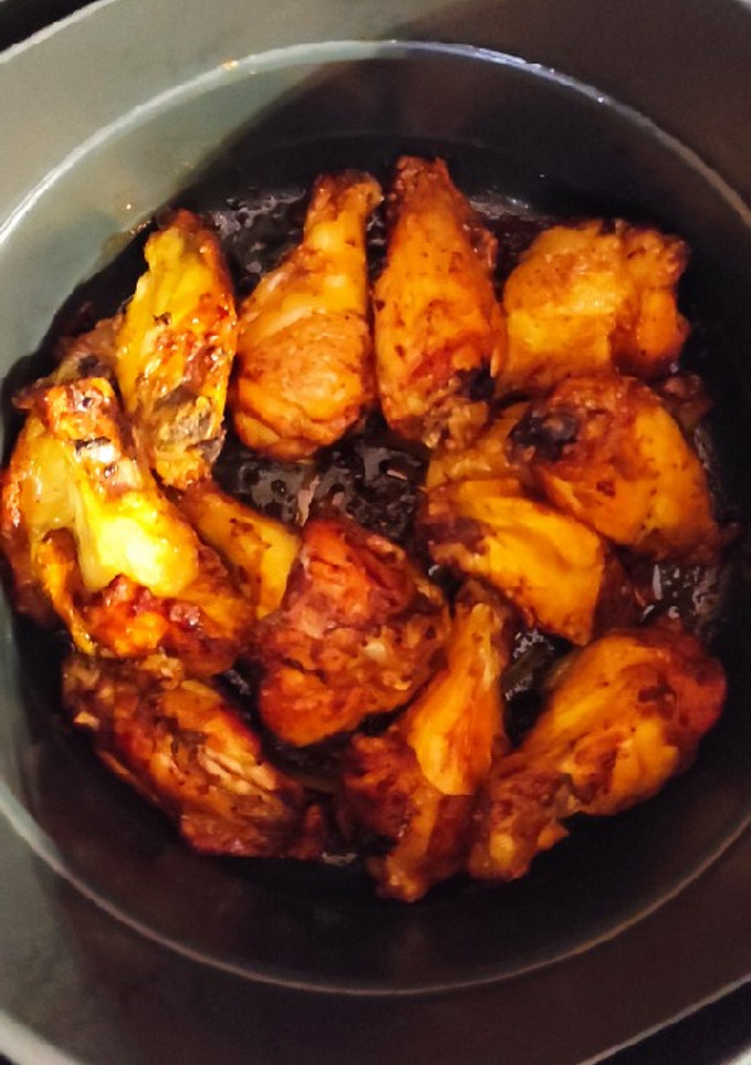 Una foto de Alitas de pollo instant pop Airfryer