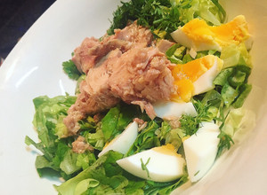 Hình của món Salad cá ngừ.