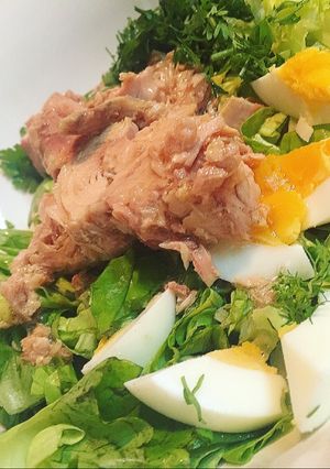 Hình của món Salad cá ngừ.