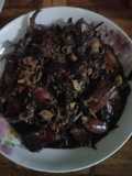 Cumi dower kuah hitam
