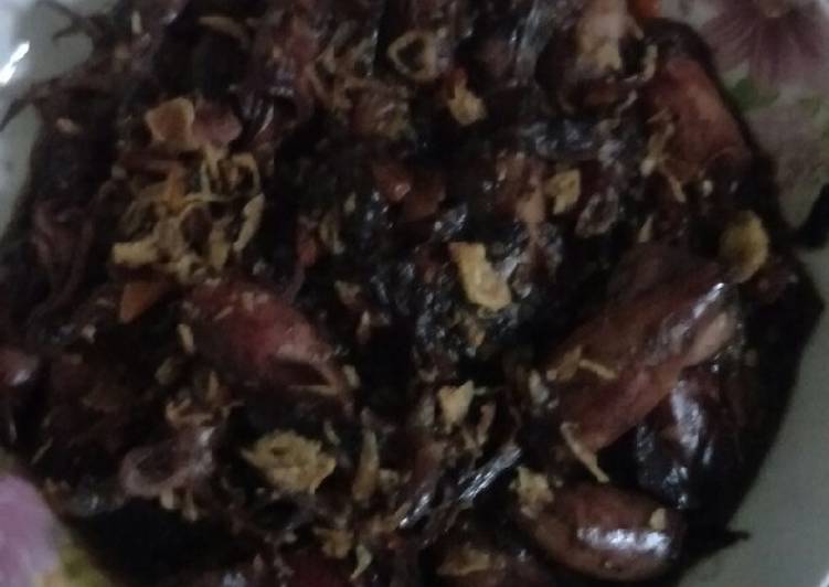 Resep Cumi dower kuah hitam yang Sempurna