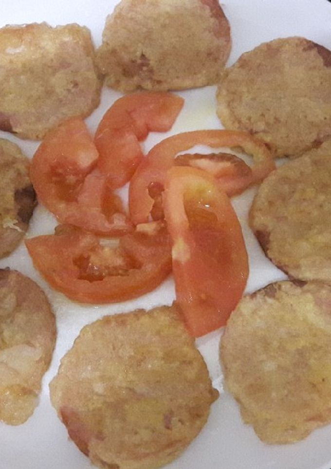 Una foto de Rulo de York rebozado y "tortolitos