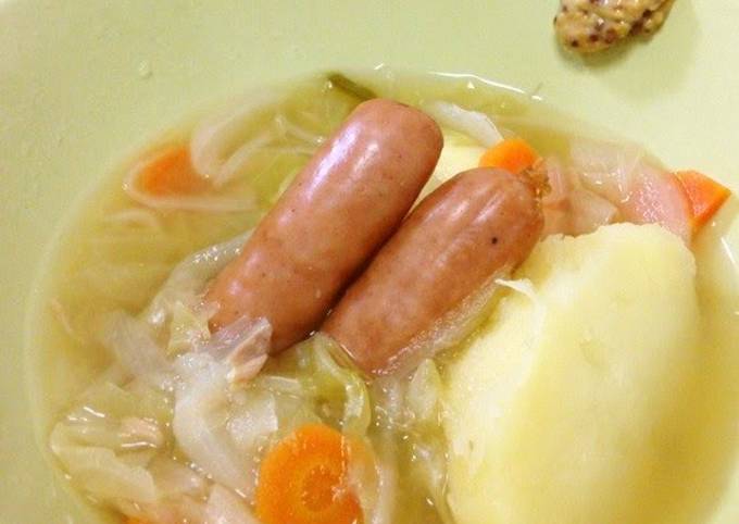 Simple Way to Prepare Ultimate Easy Transformation Potato Pot-au-Feu Stew from Soup
