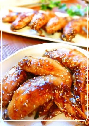 A picture of Crisp, Sweet, Salty & Delicious ★ Chicken Wings.