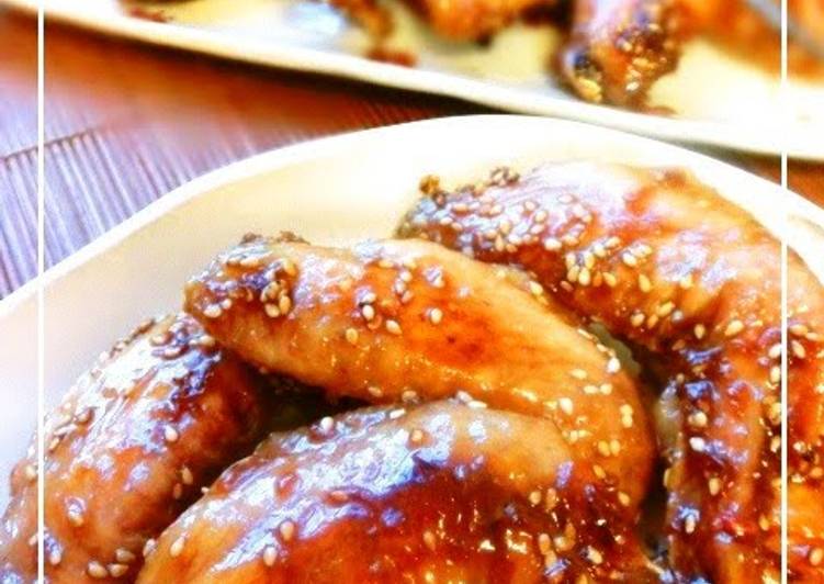 Crisp, Sweet, Salty Delicious ★ Chicken Wings