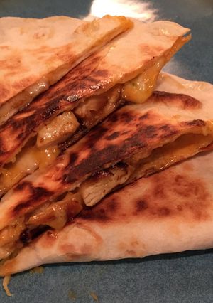 A picture of Copy Cat Taco Bell Chicken Quesadillas.