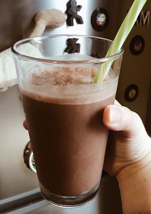 Una foto de Batido de café y chocolate